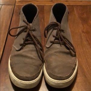 LaCoste brushed leather shoes